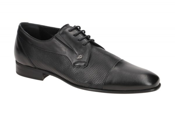 Bello BL612 nero schwarz - elegante Halbschuhe und Schn?rschuhe f?r Herren