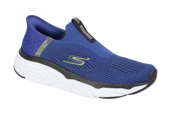 Skechers MAX CUSHIONING ELITE 220389 BLBK blau - Slipper f?r Herren