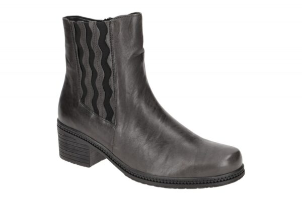 Gabor 94.663.59 dunkel-grau - elegante Stiefelette f?r Damen