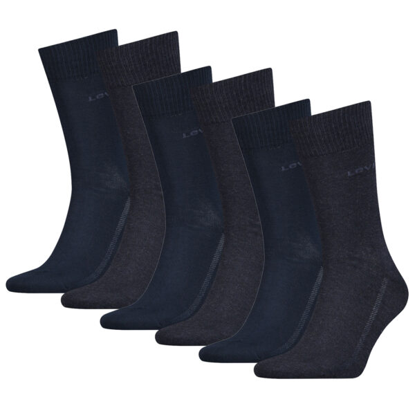 6 Paar Levis 168SF Regular Cut Socken Unisex Strümpfe 993053001