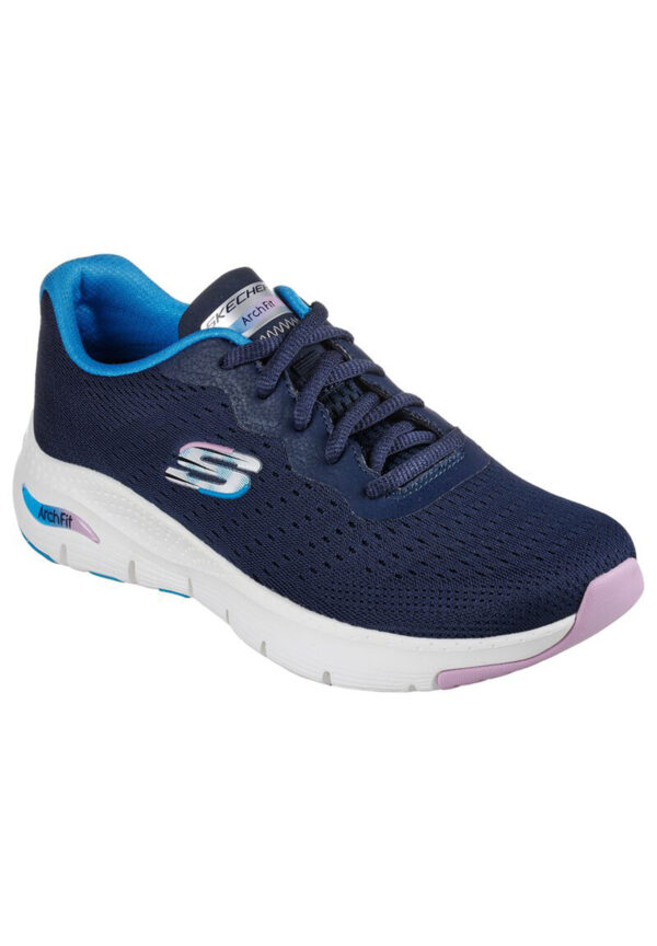 Skechers SPORT WOMENS ARCH FIT INFINITY COOL Sneakers Damen 149722/NVMT blau/mul...