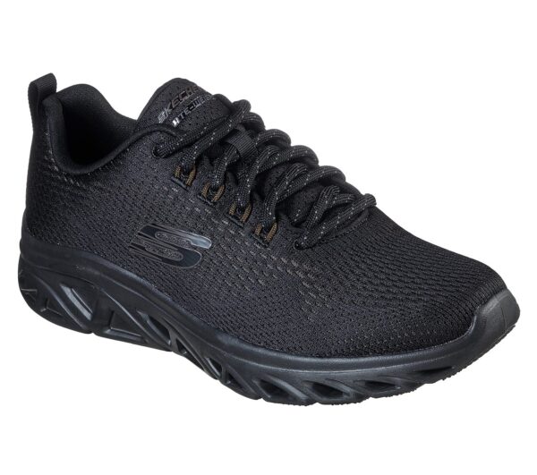 Skechers Sport Mens GLIDE-STEP SPORT WAVE HEAT Sneakers Men Schwarz