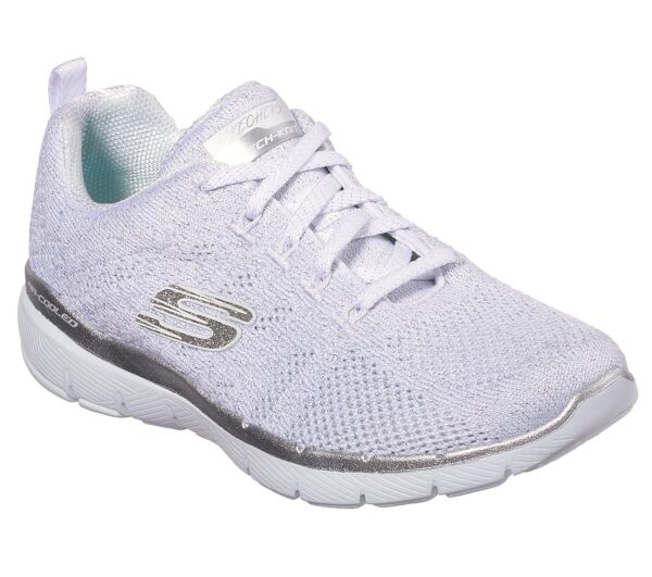 Skechers Sport Womens FLEX APPEAL 3.0 METAL WORKS Sneakers Women Weiß