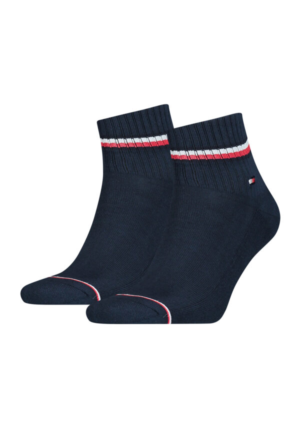 2 Paar TOMMY HILFIGER Herren ICONIC QUARTER Gr. 39 - 49 Sneaker Socken