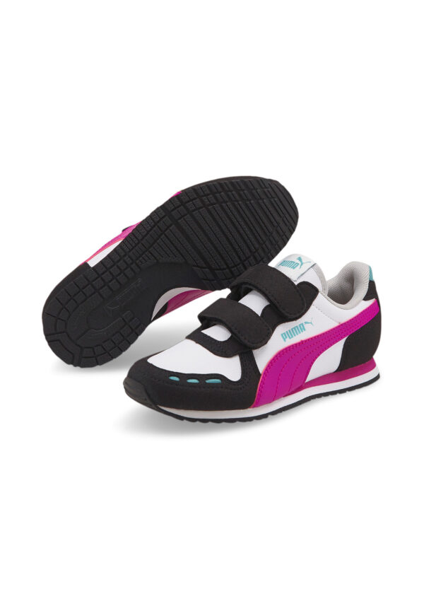 PUMA Cabana Racer SL 20 V PS Kinder Sneaker Turnschuhe 383730 weiss/lila