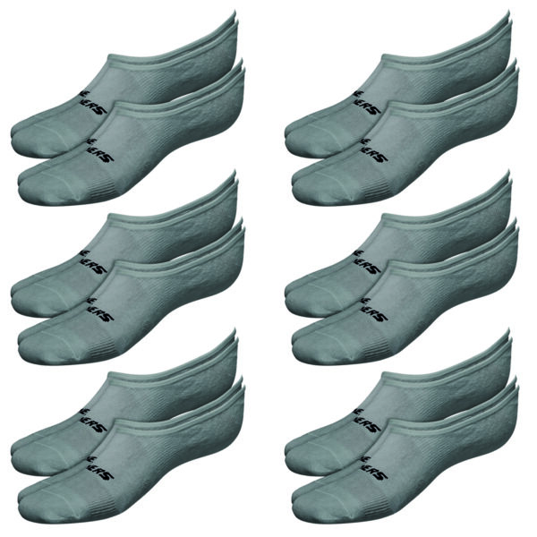 12 Paar Skechers Unisex Footies Mesh Ventilation Socken SK44008