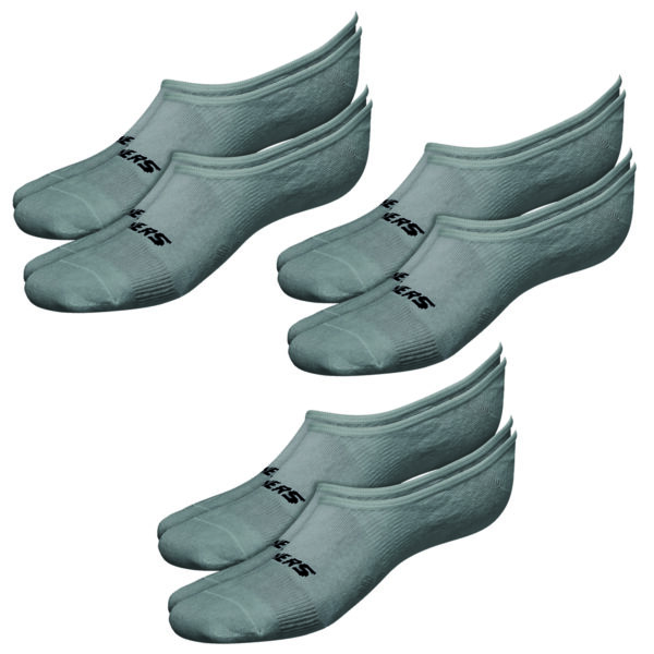 6 Paar Skechers Unisex Footies Mesh Ventilation Socken SK44008