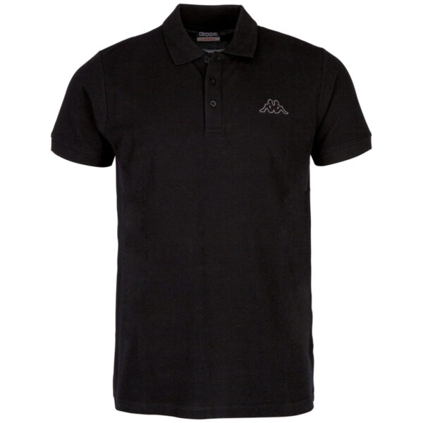 Kappa Unisex Polo Shirt Damen Herren 303173 schwarz