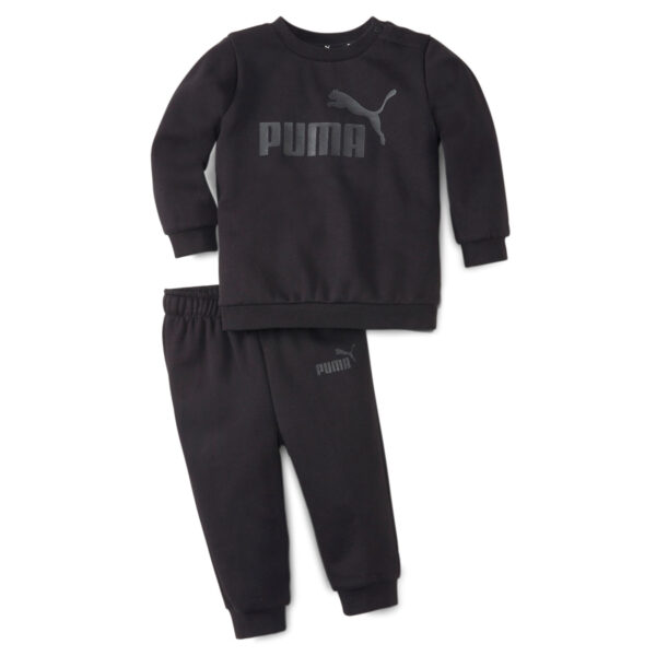 Puma MINICATS ESS Crew Jogger FL Trainingsanzug Sportanzug 846142 Schwarz