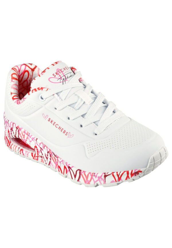 Skechers Street UNO LOVING LOVE Sneakers Women JGoldcrown weiss