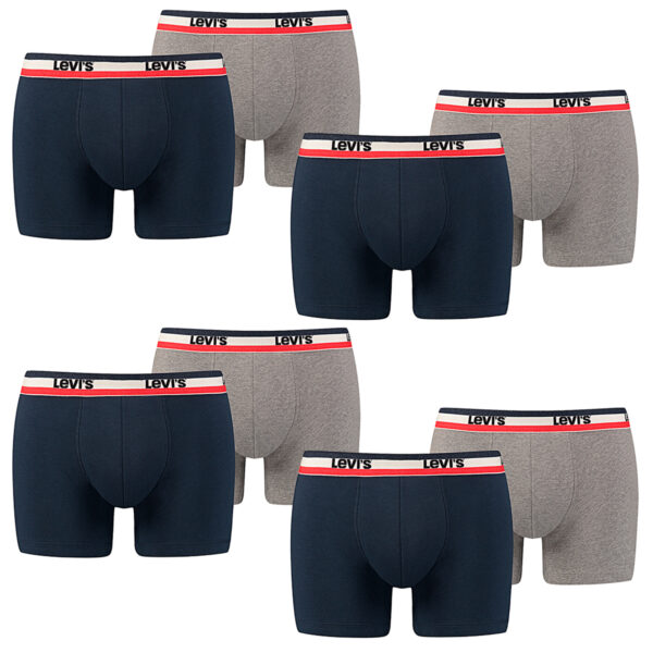 8 er Pack Levis Boxer Brief Boxershorts Men Herren Unterhose Pant Unterwäsche