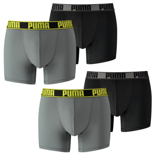 4 er Pack Puma Herren Active Boxer Shorts Unterwäsche Sport