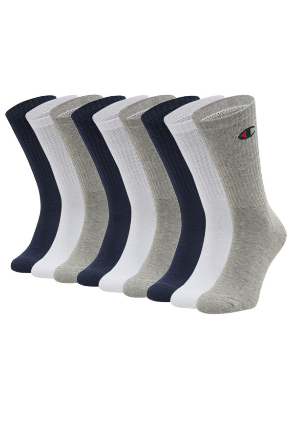 9 Paar Champion Crew Socken Gr. 35 - 46 Unisex Tennissocken U24558