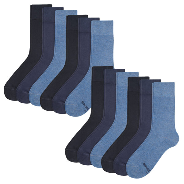 12 Paar Skechers Herren Sportsocken Crew Socken SK41007