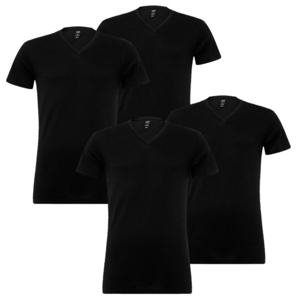 4 er Pack Levis V-Neck T-Shirt Men Herren Unterhemd V-Ausschnitt