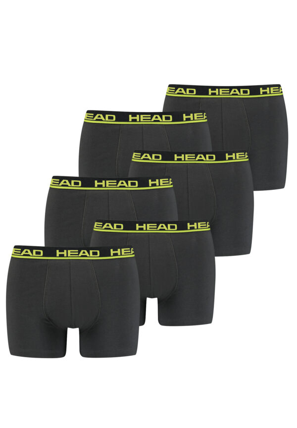 Head Herren Basic Boxer Pant Shorts Unterwäsche Unterhose 6 er Pack