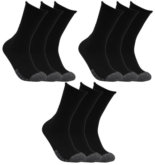 9 Paar Under Armour HeatGear Crew Socken Unisex Sportsocken