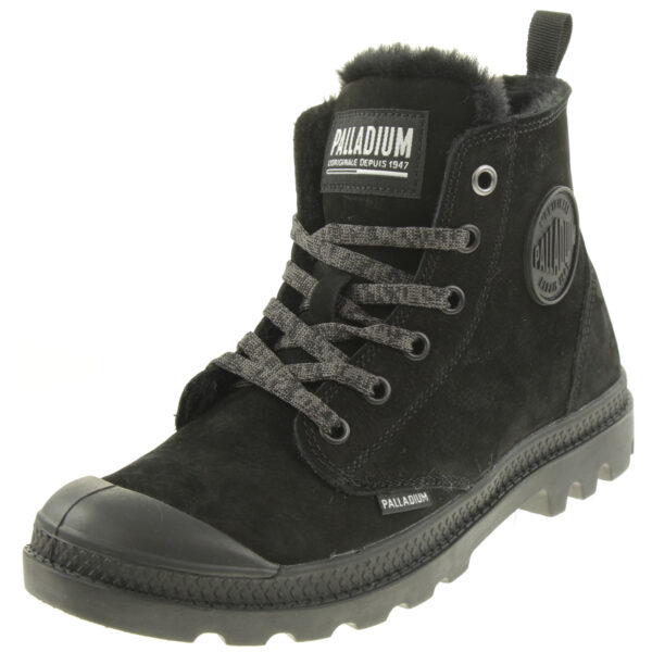 PALLADIUM Damen Pampa Hi Zip WL Winter Ankle Boots Stiefelette 95982 Schwarz