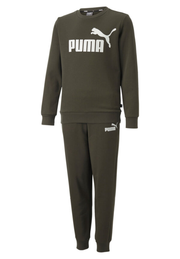 Puma No1 LOGO Sweat Suit FL B Kinder Unisex Jogginganzug 670884 70 Grün