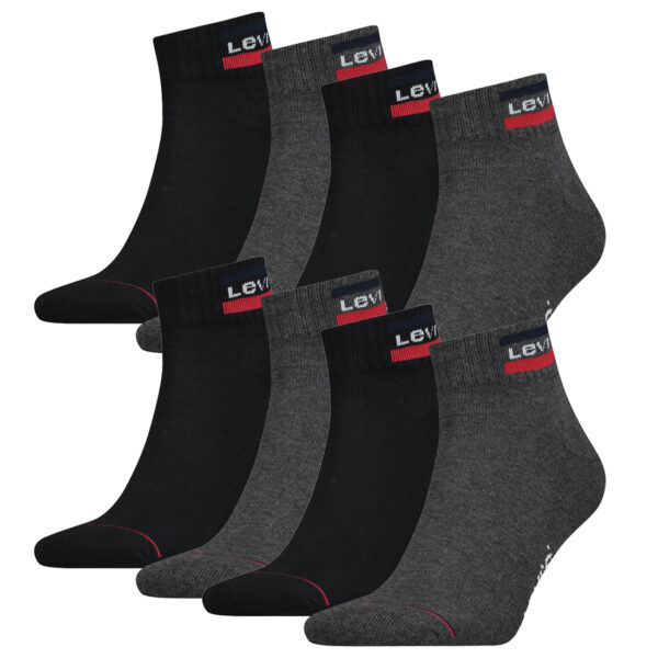 8 Paar Levis 144NDL Mid Cut SPRTWR L Unisex Socken Strümpfe 902011001