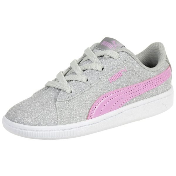 Puma Vikky Glitzer AC Inf Mädchen Baby Schuh silber 367638 01