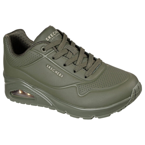 Skechers Damen Street UNO STAND ON AIR Sneakers Schuhe 73690 Olive