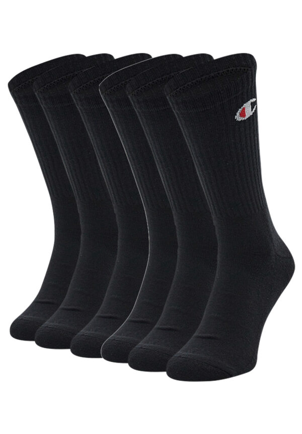 6 Paar Champion Crew Socken Gr. 35 - 46 Unisex Tennissocken U24558