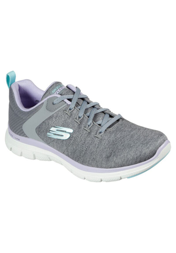 Skechers Damen FLEX APPEAL 4.0 Sneaker Turnschuhe 149307 Grau