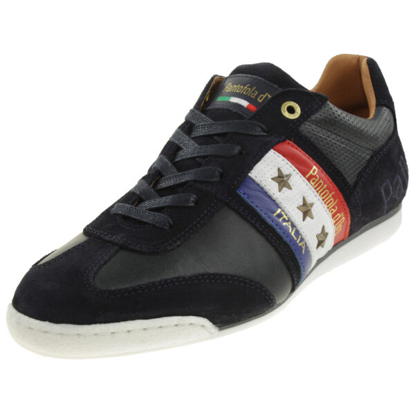 Pantofola d' Oro IMOLA COLORE UOMO LOW Herren Leder Sneaker 10213040 Dunkelblau