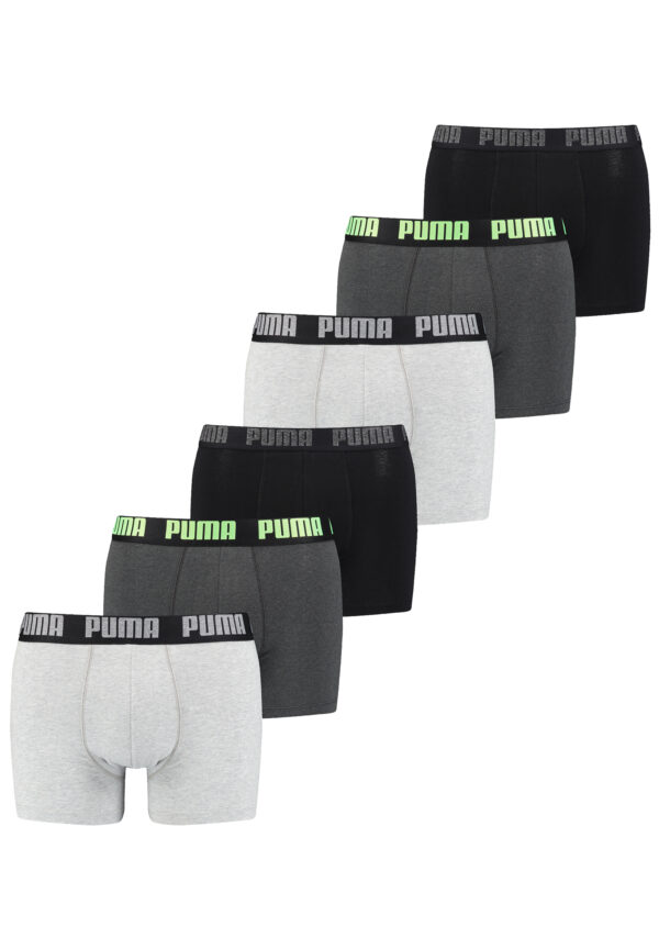 Puma Herren Cat Boxer Shorts Everyday Unterhose Pant Unterwäsche 6 er Pack