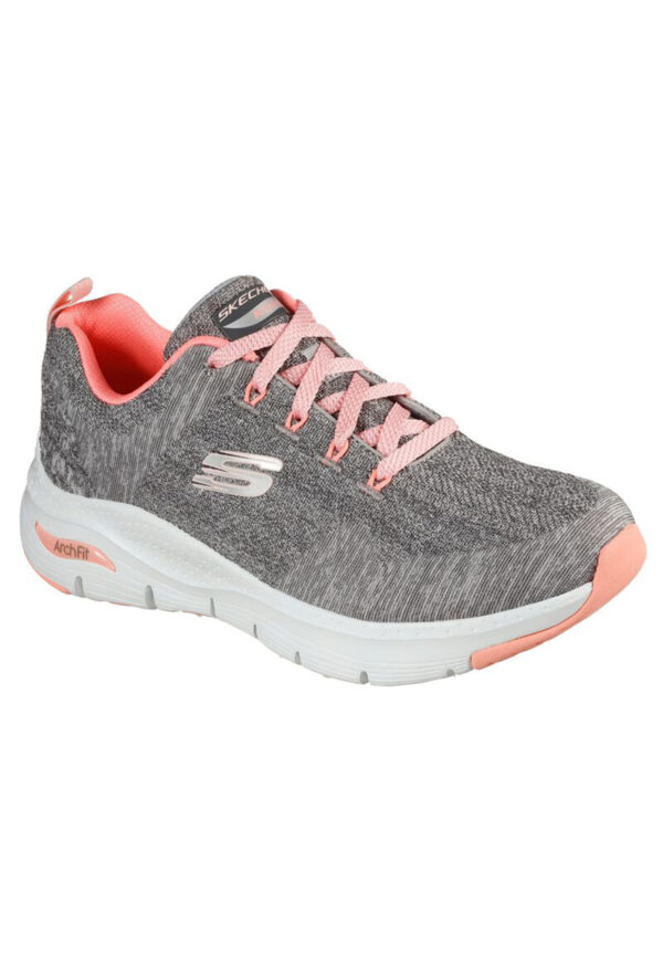 Skechers SPORT WOMENS ARCH FIT COMFY WAVE Sneakers Damen 149414/GYPK grau/pink