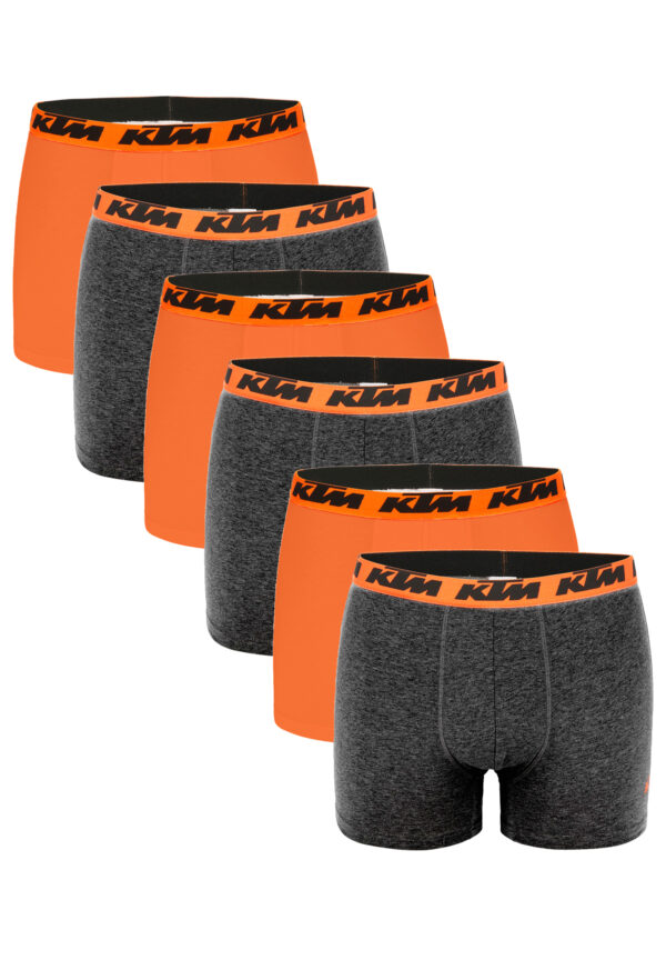 KTM by FREEGUN Boxershorts für Herren Unterwäsche Pant Men´s Boxer 6 er Pack