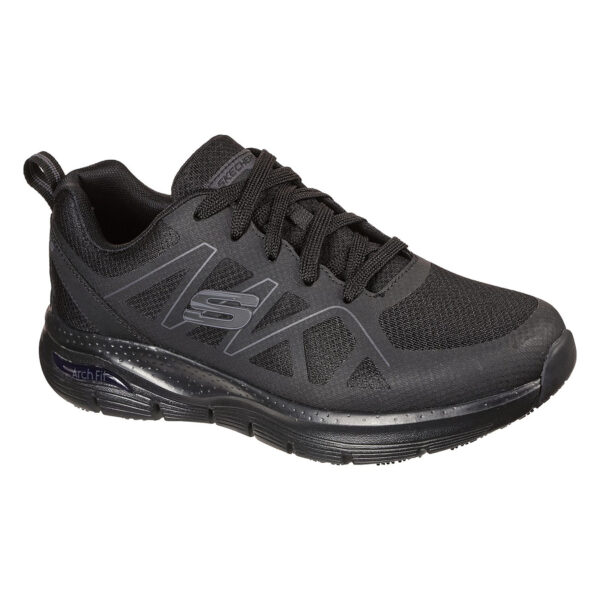 Skechers Work Herren ARCH FIT SR-AXTELL Sneakers Arbeitsschuhe Schwarz