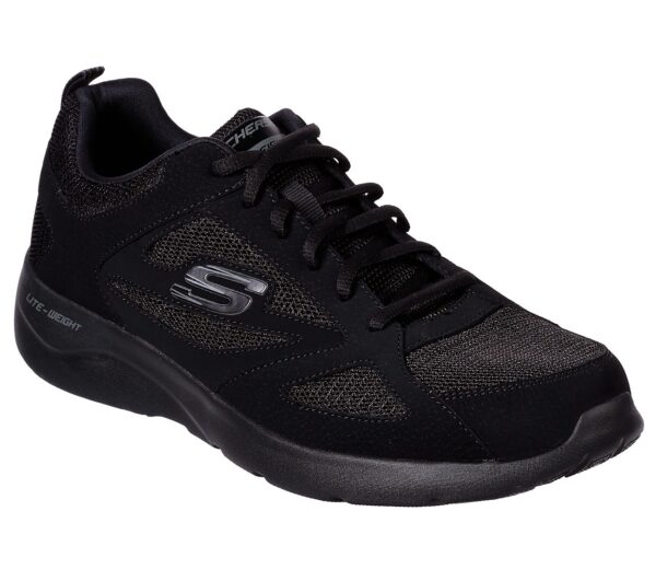 Skechers Sport Mens DYNAMIGHT 2.0 FALLFORD Sportschuhe/Laufschuhe Herren Schwarz