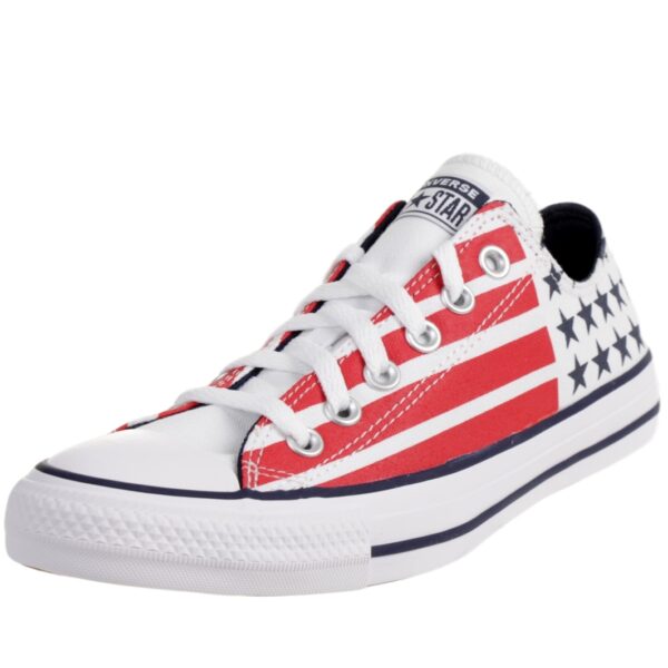 Converse CTAS OX "Stars & Stripes" Sneaker Canvas Schuhe Unisex 167838C