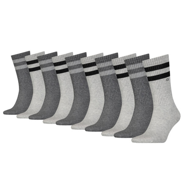 10 Paar Calvin Klein Stripes Herren Sportsocken Tennissocken