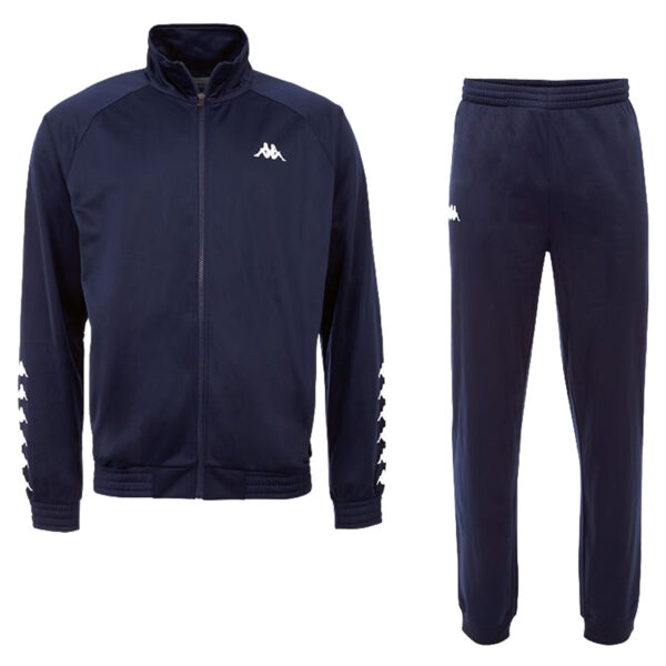 Kappa Tracksuit Herren Trainingsanzug Jogginganzug 303307 blau