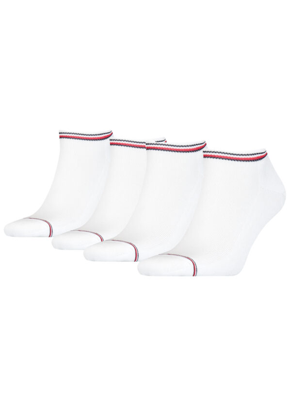 4 Paar TOMMY HILFIGER Herren ICONIC SNEAKER Gr. 39 - 49 Sneaker Socken