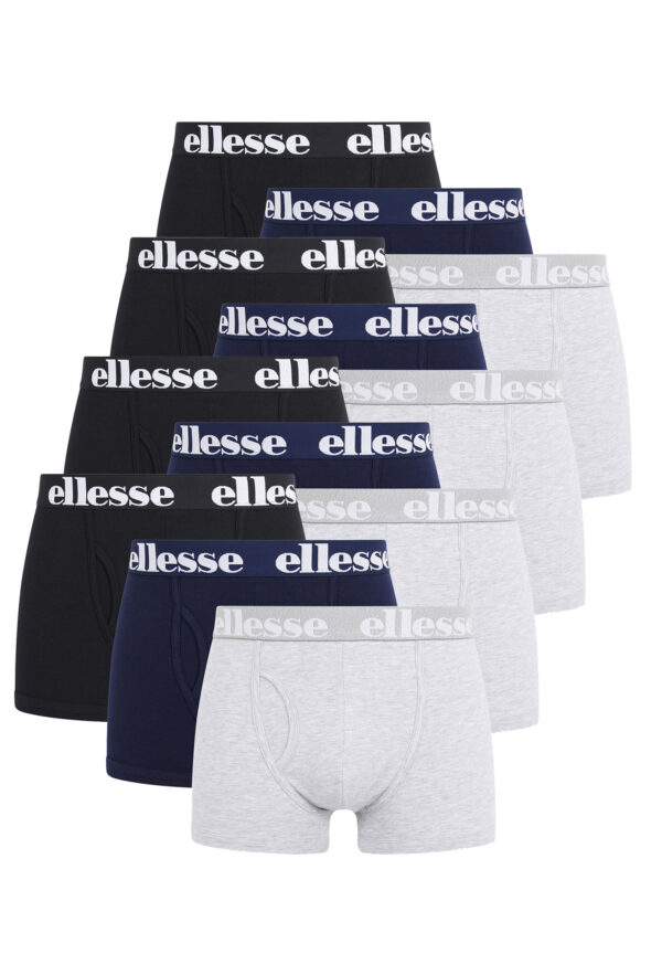 Ellesse Boxershorts Fashion Boxer Herren Trunk Shorts Unterwäsche 12er Pack