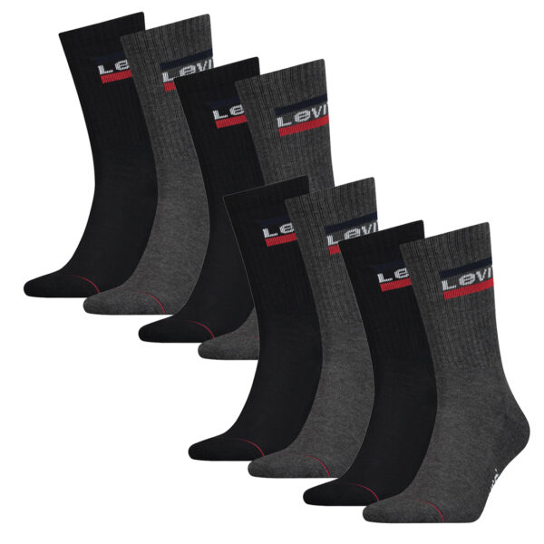 8 Paar Levis 144NDL Regular Cut SPR Unisex Socken Strümpfe 902012001