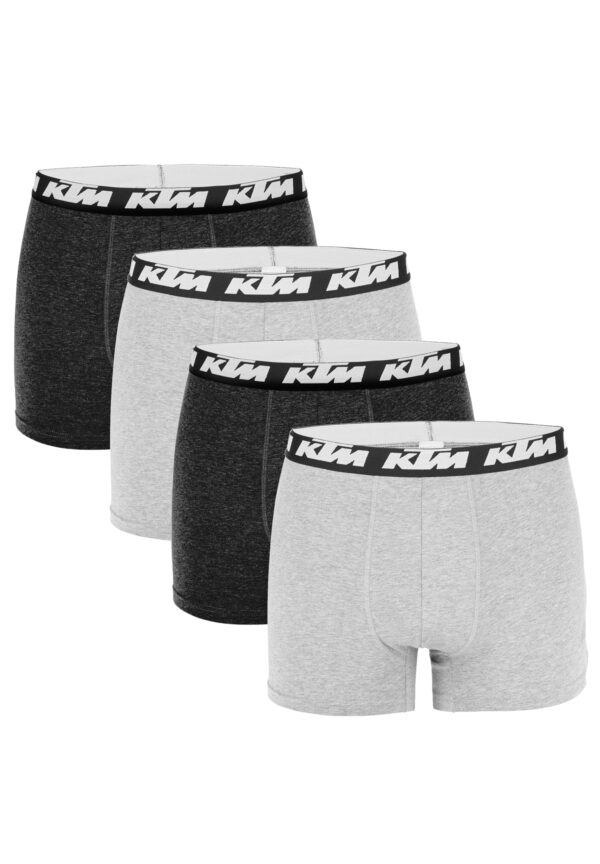 KTM by FREEGUN Boxershorts für Herren Unterwäsche Pant Men´s Boxer 4 er Multipac...