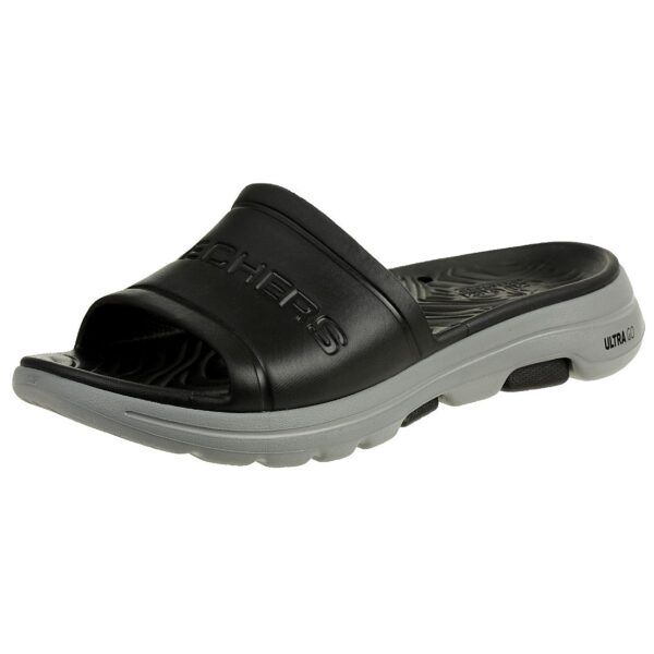 Skechers Cali Gear Mens GO WALK 5 SURFS OUT Sandalen Men Schwarz