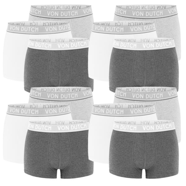 12er Pack Von Dutch Original Boxer Brief Boxershorts Herren Unterwäsche VD1BCX3O...