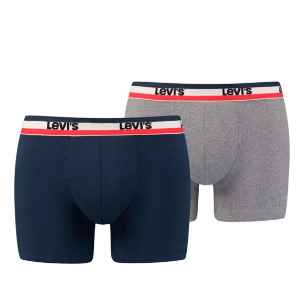 2er Pack Herren Levis SPRTSWR LOGO BOXER BRIEF Boxershorts Unterwäsche Pants