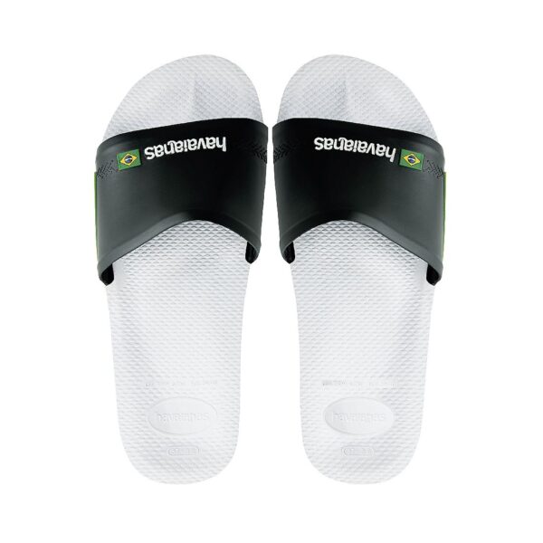 Havaianas SLIDE BRASIL FC Unisex Erwachsene Sandale Badelatsche 4142616 weiss