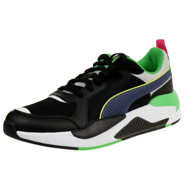 Puma Herren X-Ray Sneaker Turnschuh 372602 Schwarz / Grün