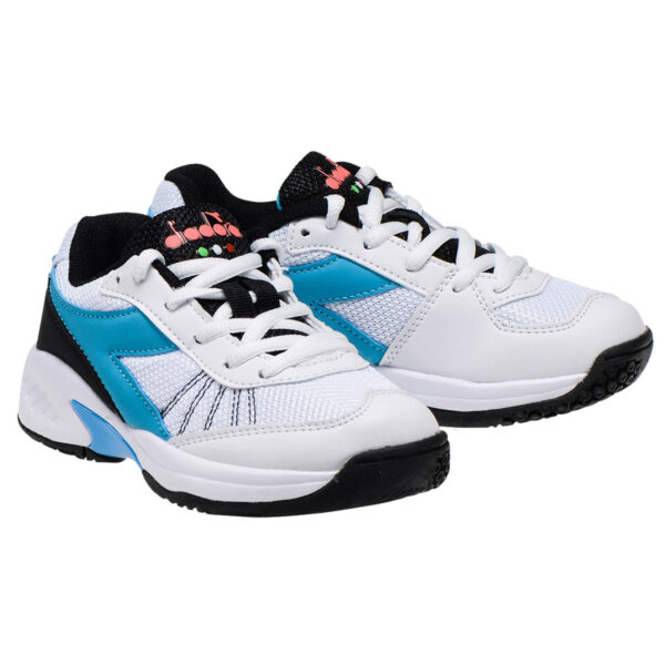 Diadora Kinder Unisex Challenge 3 JR Tennisschuh Hallenschuhe Weiß