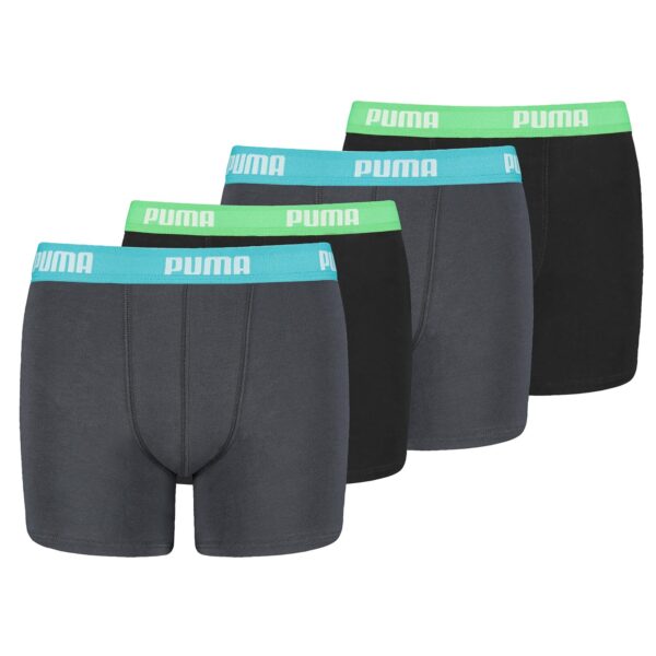 Puma Boxershorts Jungen Kinder Unterhose Unterwäsche 4 er Pack