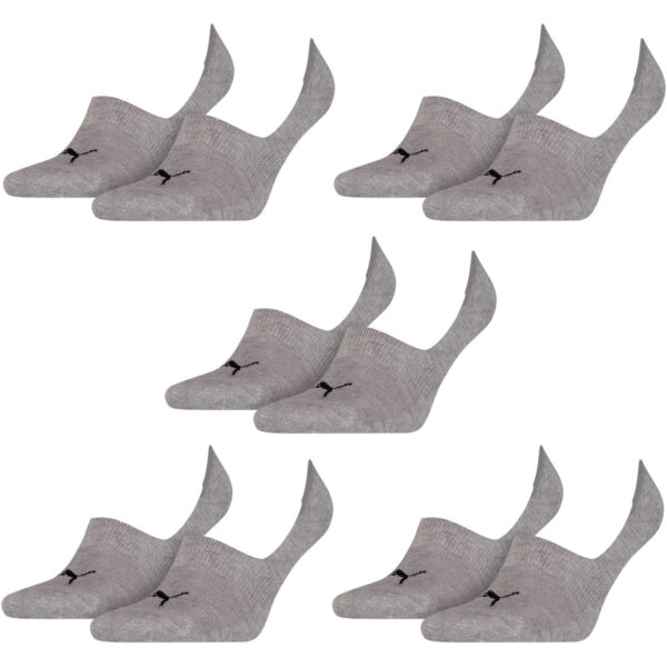 10 Paar Puma Socken Footie Sportsocken Invisible Gr. 35 - 46 Unisex