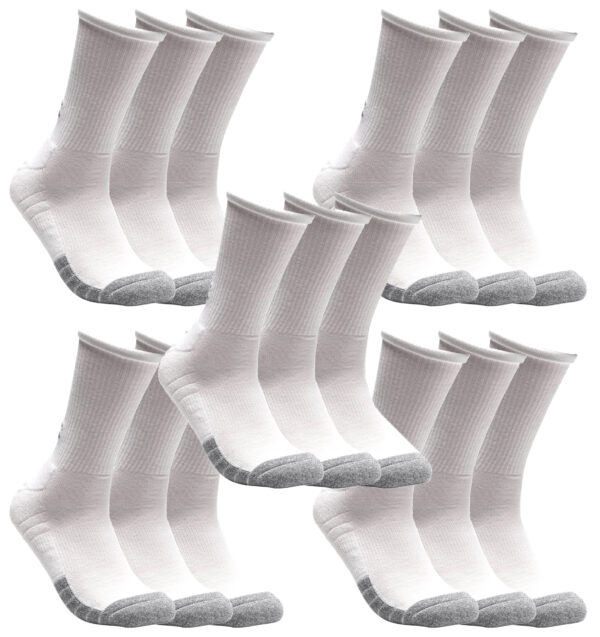 15 Paar Under Armour HeatGear Crew Socken Unisex Sportsocken